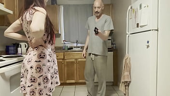 Step Dad Punishes Step Daughter with Big Cock