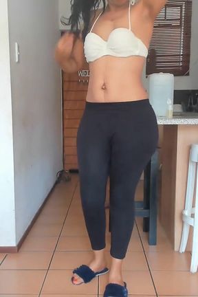 Booty pops out of my leggings