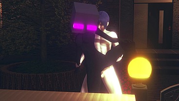Fucking an Ender Girl in the Back Gender Bender - Minecraft Hentai Parody