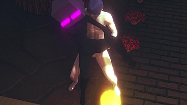 Fucking an Ender Girl in the Back Gender Bender - Minecraft Hentai Parody