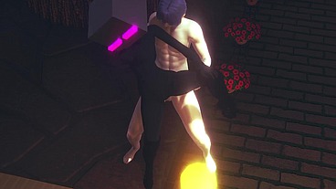 Fucking an Ender Girl in the Back Gender Bender - Minecraft Hentai Parody