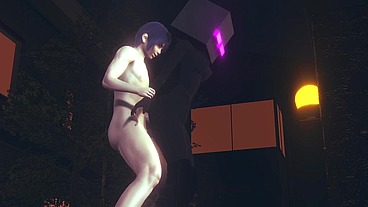 Fucking an Ender Girl in the Back Gender Bender - Minecraft Hentai Parody