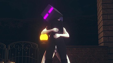 Fucking an Ender Girl in the Back Gender Bender - Minecraft Hentai Parody