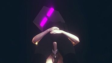 Fucking an Ender Girl in the Back Gender Bender - Minecraft Hentai Parody