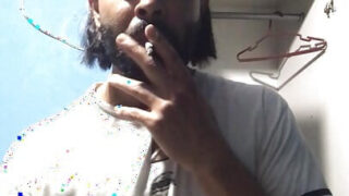 Gay hunks with massive cocks stroke each other off before pounding asses