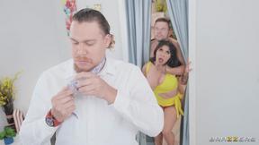 ”BRAZZERS Tokyo Lynn & her fiancé are getting ready to go out but she wants other big cock”