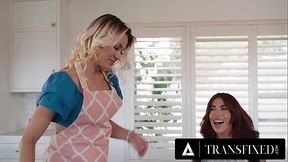 TRANSFIXED - Dominatrix MILF Cherry Kiss Reveals Her True Nature To Her Trans stepbae