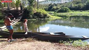 dentro do barco abandonado e encima da ponte