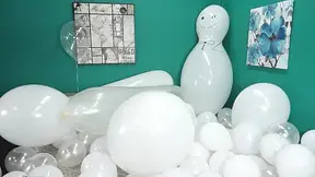 Amber Destroys Her Wedding Balloon Party