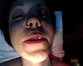 Slut Kneels - Mouth Open to Every Ray