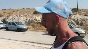 Athens - Threesome outside