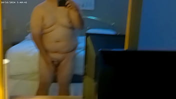 Masturbating in my parents&#039_ mirror