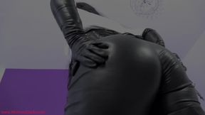 Just a toy under My leather clad ass