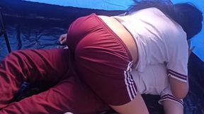 Students on an Excursion Take the Opportunity to Fuck in a Tent Near the Lake