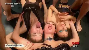 Crazy pornstars in Horny Bukkake, Compilation xxx video