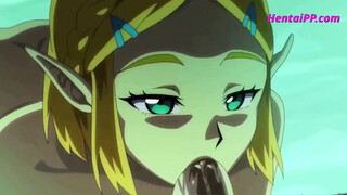 Zelda Gives Pussy To Link // Hentai 2D Uncensored