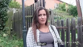 Beautiful Hungarian Babe Fucks In The Car