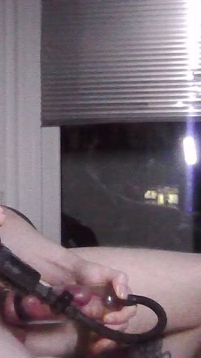 Penis Pump and Cum