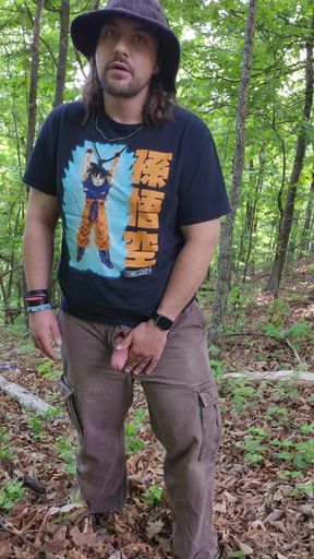 Pissing in the Woods at the Rest Area