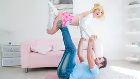 Petite blonde gets absolutely railed after stealing phone and ruining stepbrother's damn relationship for good