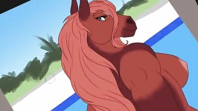 Watch this busty cartoon babe in thongs tease with a fast-panned ass and legs