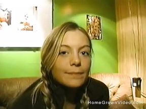 Jenifer sucks dick then gets her pussy pounded