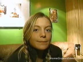 Jenifer sucks dick then gets her pussy pounded