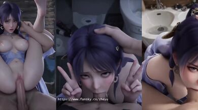 POV AI Reverse Cowgirl Blowjob Big Dick Creampie