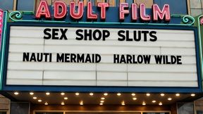 Nauti Mermaid & Harlow Wilde - Sex Shop Sluts