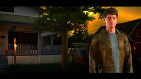 Angellic Waifu Meets Mystery Visual Novel Protagonist in Hot Bedroom Tryst