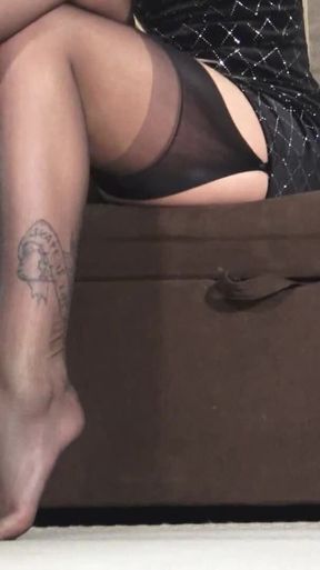 Classic Nylons Shoe Play