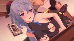 Ganyu from Genshin Impact Gets Wild in 3D Hentai Action