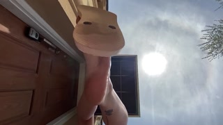 Lay beneath the Giantess as she decides your fate😈🦶💥