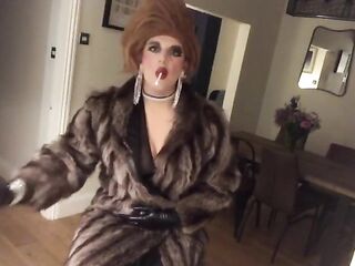 Smokin' furry sissy Kayleigh (aka Cal Muir) from newcastle UK