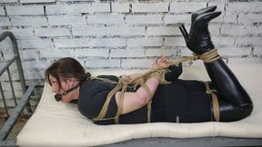 Mission failed. Captured female spy