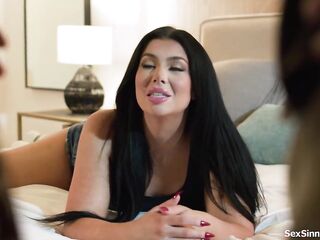 Breasty mother i'd like to fuck Penny Barber and her spouse give a decision to spank tiny melons swap student Holly Day for her behavior.The coed even sucks cock during the time that spanked