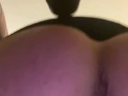El Rey Mr hankeys 15” giant deep in my ass gaping and dripping