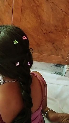 Tamil Hair Play Suck and Cum in Hair