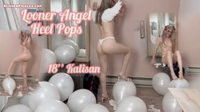 Looner Angel Heel Pops 18 inch Balloons