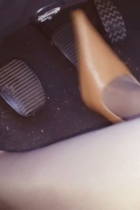 Brake Failure in Pointing Pumps and Nude Stockings