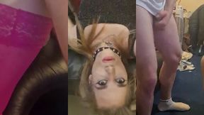 sara sterling taking it like a pro! while boyfriend watched!