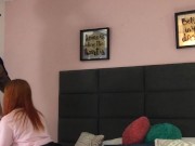 I give my lover's cock a delicious blowjob and he fills me with milk