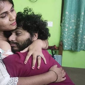 Vaishnavy and Sharun Raj hot boobs romance, Mallu couple hot boobs kiss, Couple hot boobs press, Mallu boobs press romance