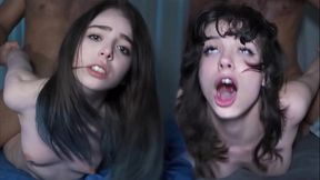 Snow White teens take doggystyle and missionary pounding