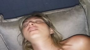 I took off the young woman&#039;s panties and she came on my cock