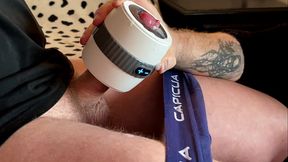 Massage Gun Edging Turned Cum Load Explosion [4K]