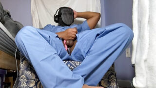 Masturbasi, ejakulasi, hitam, erangan, masturbasi, ejakulasi, fantasi, asmr – pelacur gay Amerika berpenis besar melakukan hubungan seks anal