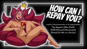 Princess Kitsune Slurps n Sucks Your Cock, MILF Queen Wants Sloppy Seconds  Monstergirl ASMR RP