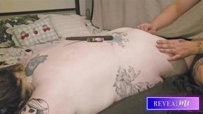 ”RevealMe  BUXOM HOT GIRL MASSAGE, SEXY WAX BACK, & TIT DRIP FETISH”
