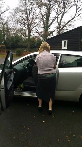 Julie Cunningham car park strip outdoor nudity